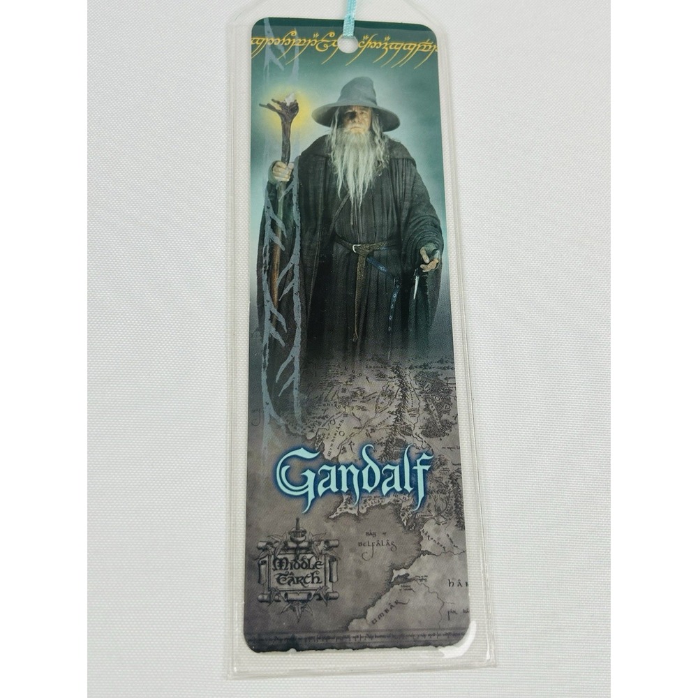 The Lord Of The Rings Gandalf Bookmark with  Ring  Sleeve New